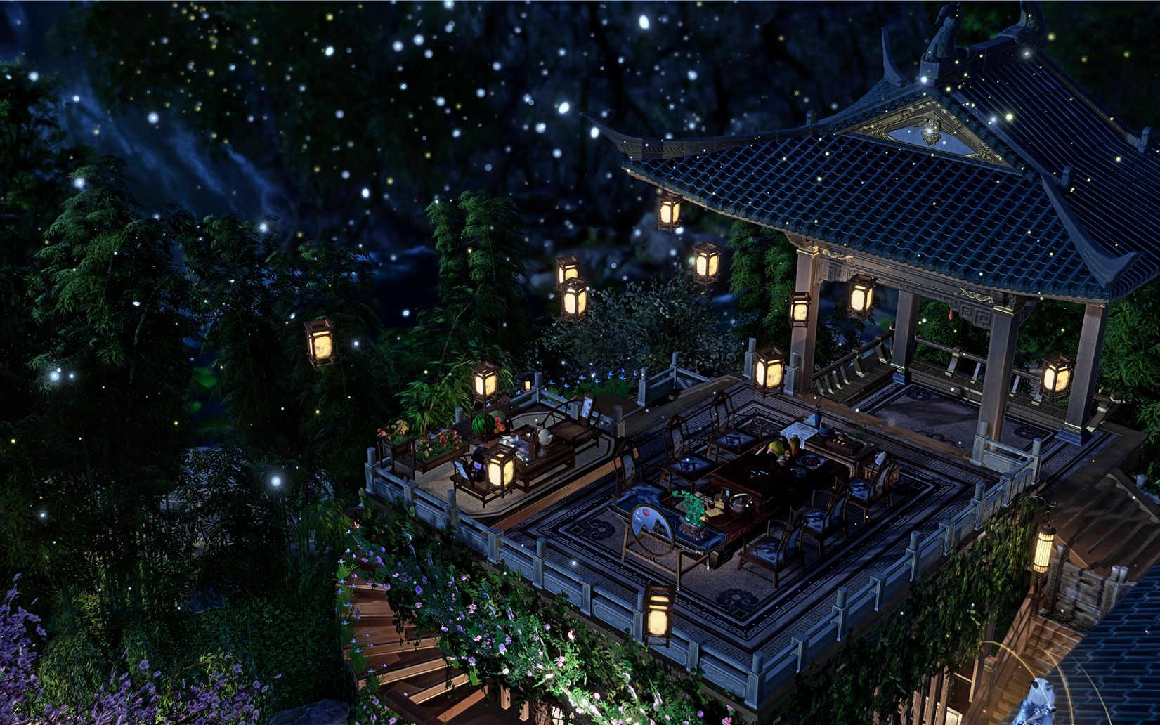 【剑三家园】万家灯火/造景门挂灯 浮空灯教程_哔哩哔哩_bilibili