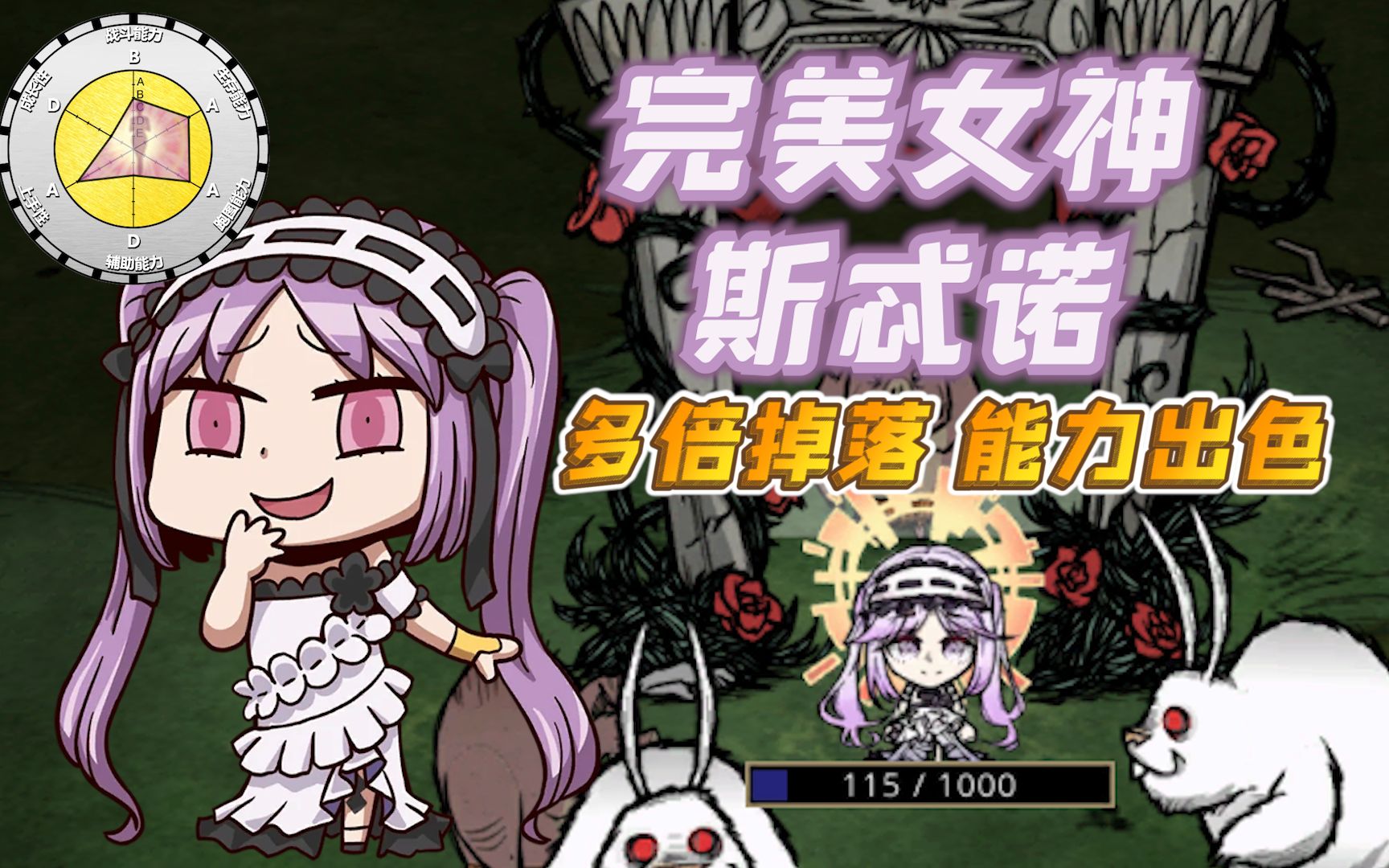 【饥荒MOD人物介绍】完美女神——斯忒诺(第27期)(多倍掉落,能力出色)【为大闲人准备的超详细介绍】哔哩哔哩bilibili饥荒联机版