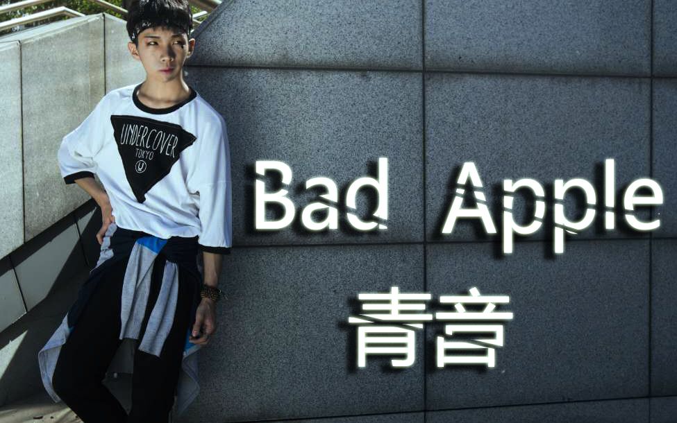 【初投稿】 【青音】 【BAD APPLE】东方project 像这样的我自己,会有什么未来吗哔哩哔哩bilibili