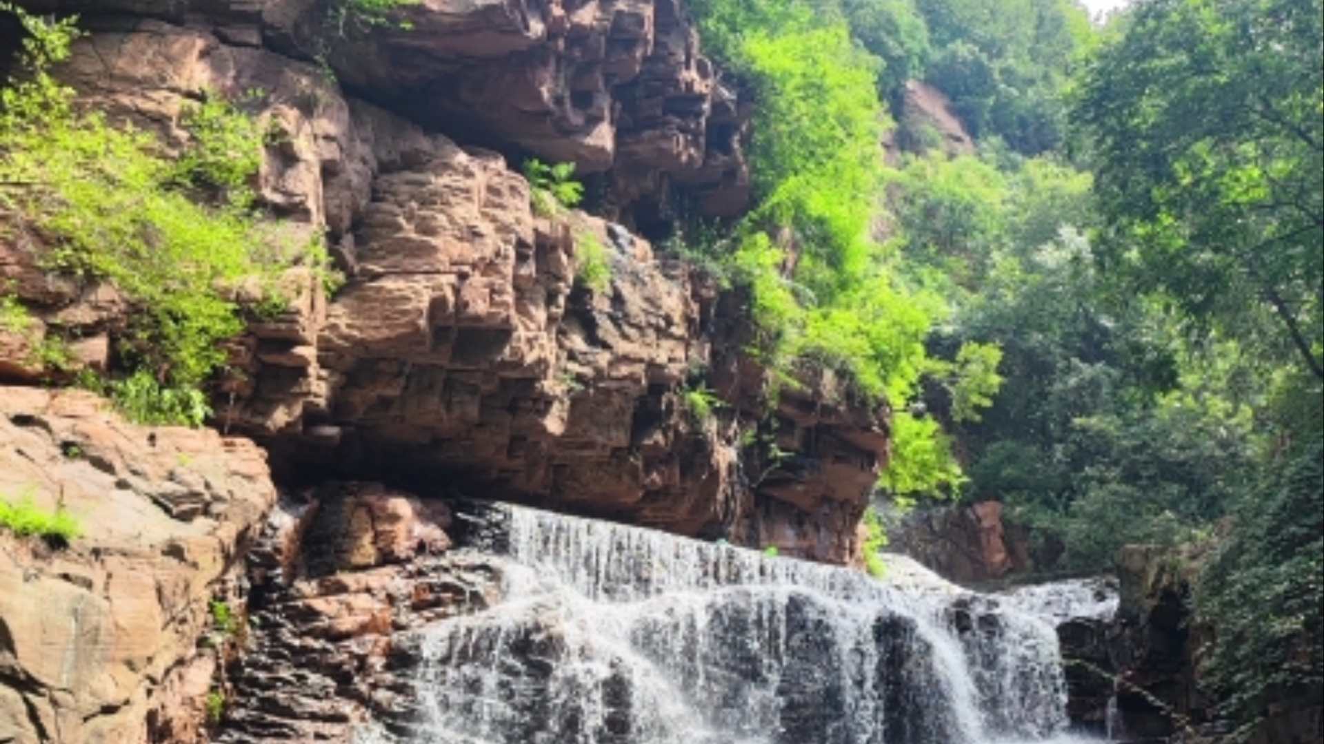 郑州新密伏羲山大峡谷图片