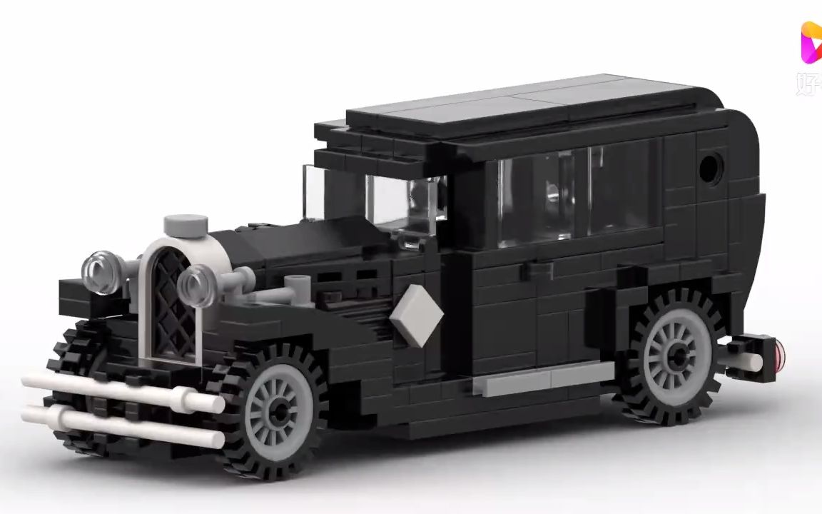 乐高moc:经典劳斯莱斯老爷车