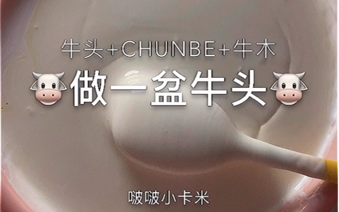 【tudouslime】随手做一盆牛头+chunbe+牛木的制作过程哔哩哔哩bilibili