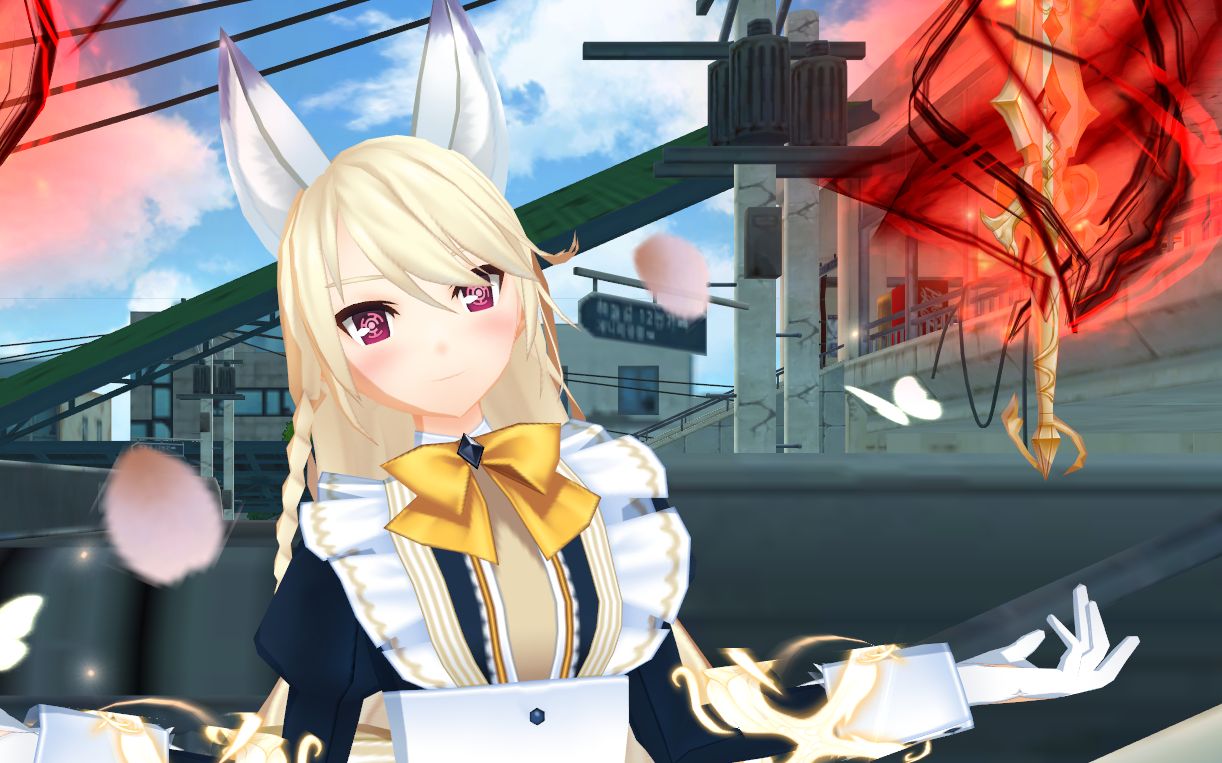 【closers/韩服】610w粉毛单通新12人团本【封印者韩服】可爱粉毛单通