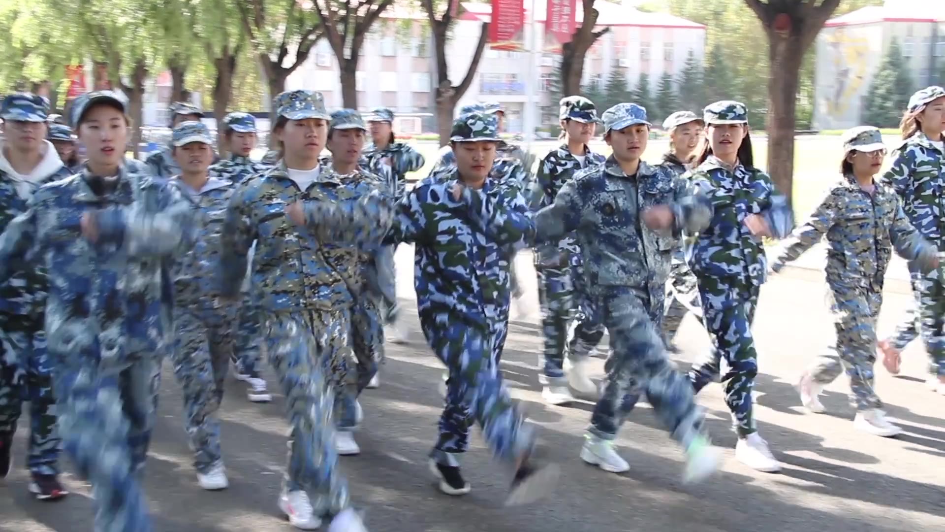 大庆师范学院教师教育学院2019新生军训哔哩哔哩bilibili