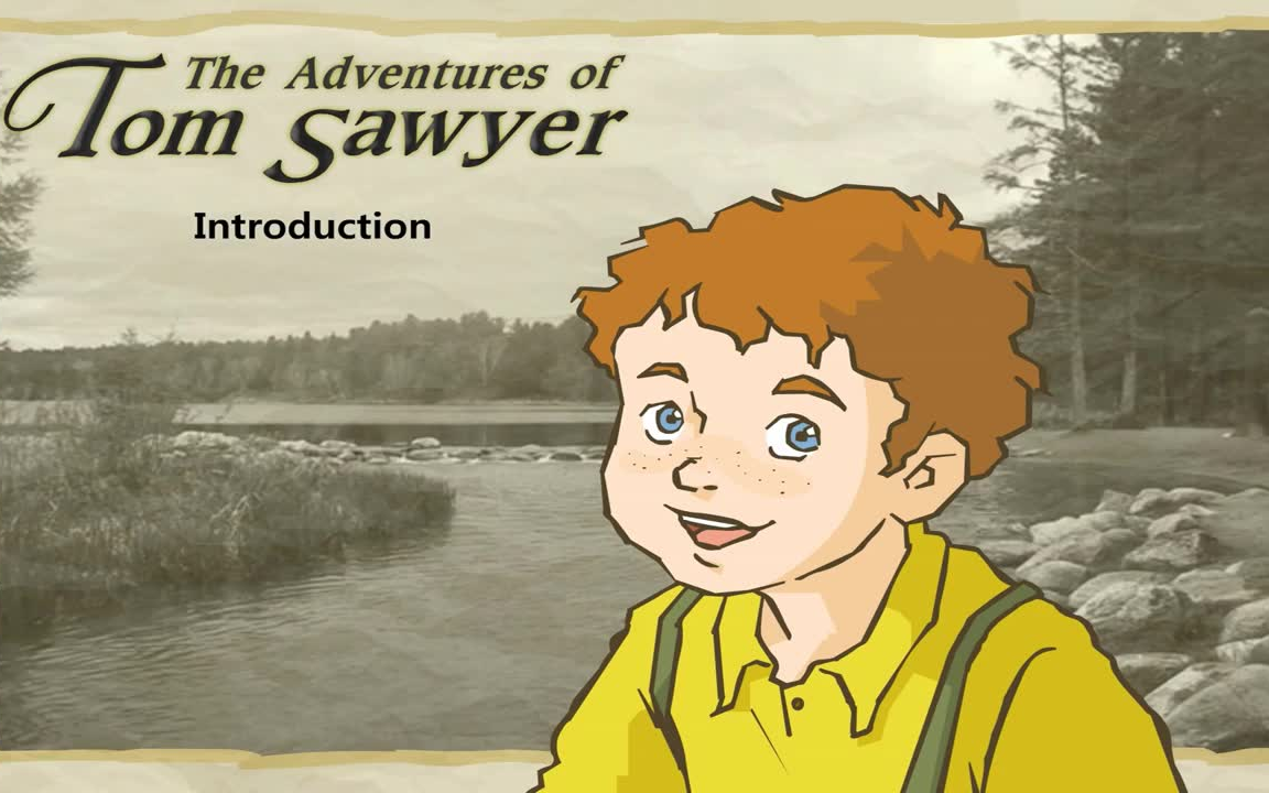 【小学生必读儿童文学改编英文动画】汤姆索亚历险记The Adventures of Tom Sawyer全套动画+音频+文本PDF 英语学习Little fox哔哩哔哩bilibili