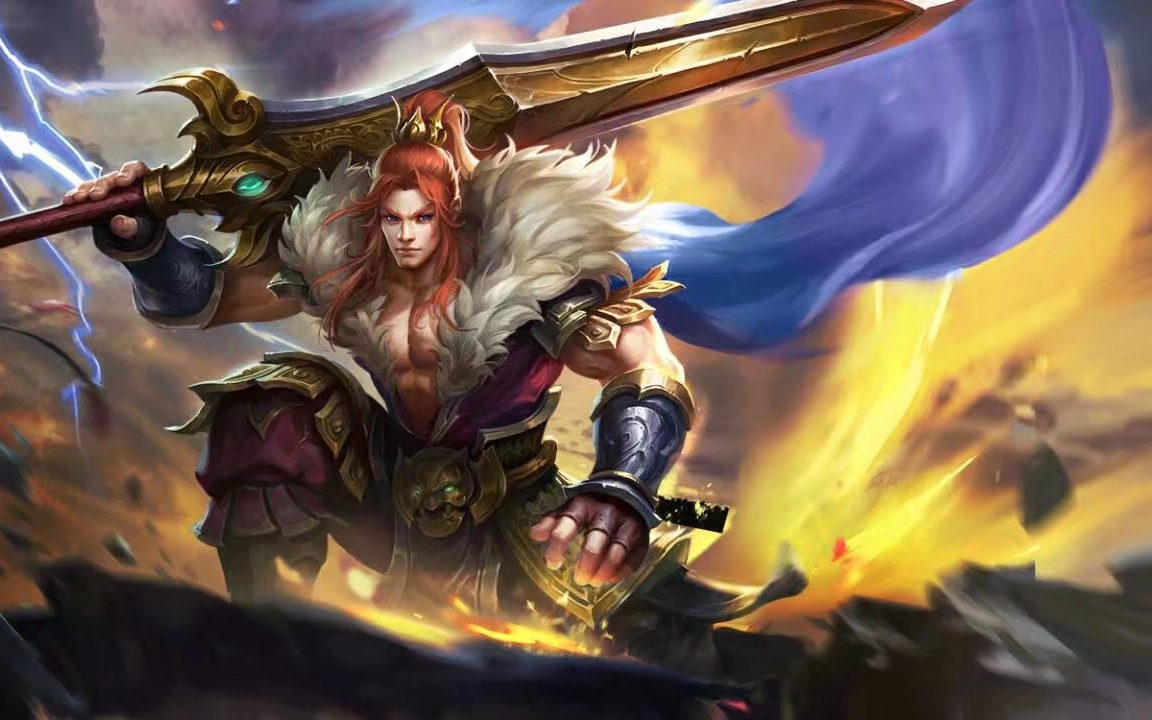 (风生)英魂之刃口袋版 稳定发育起来伤害爆炸的项羽