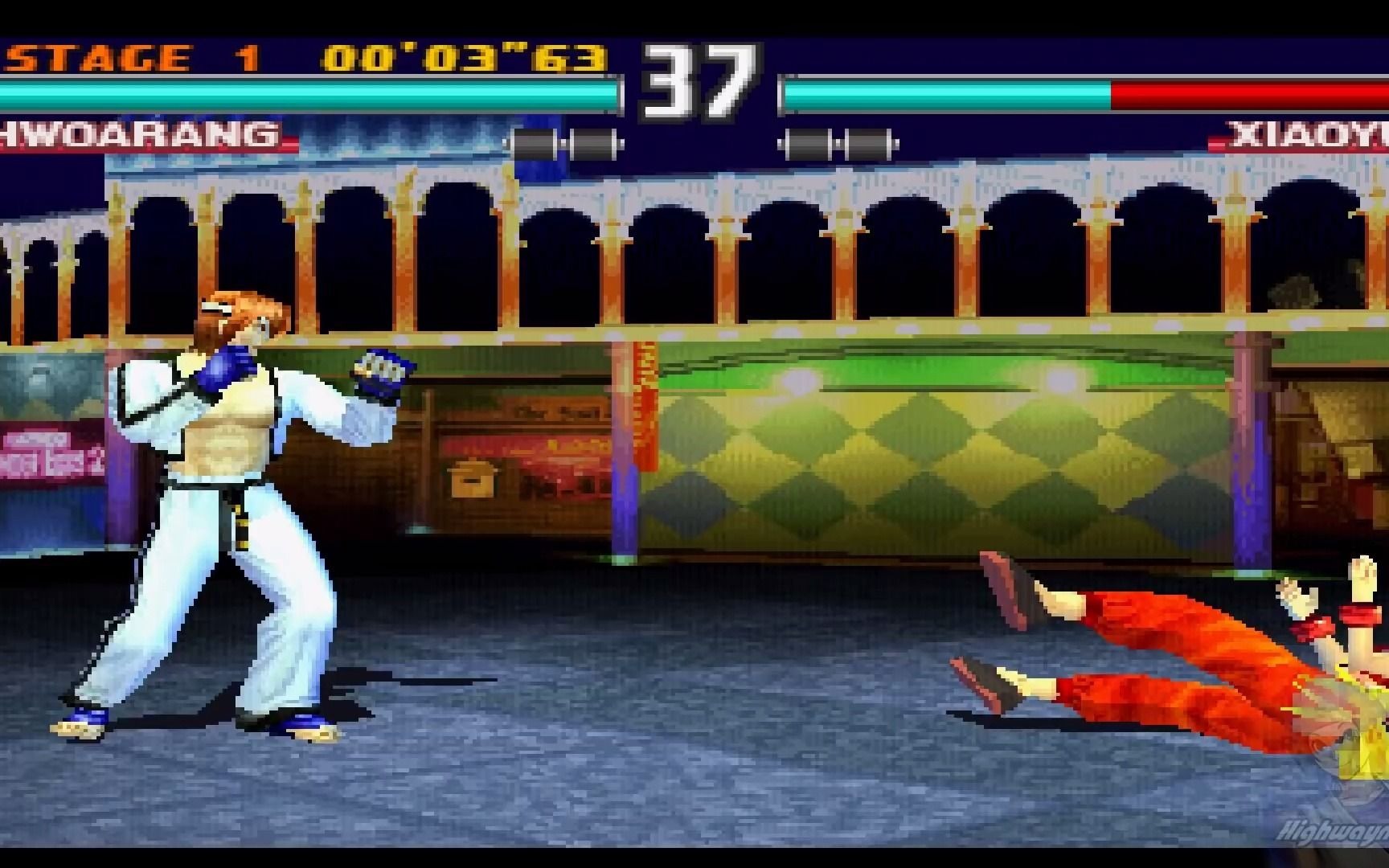 [tas] tekken 3 - hwoarang 铁拳3花郎_哔哩哔哩 (゜-゜)つロ 干杯