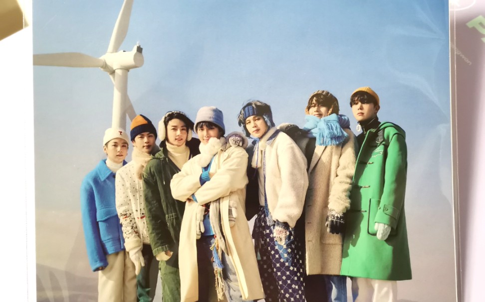 防弹少年团 bts 冬日写真集开箱