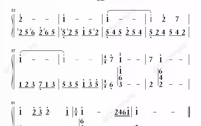 拇指琴谱 stanley myers【cavatina】卡伐蒂娜