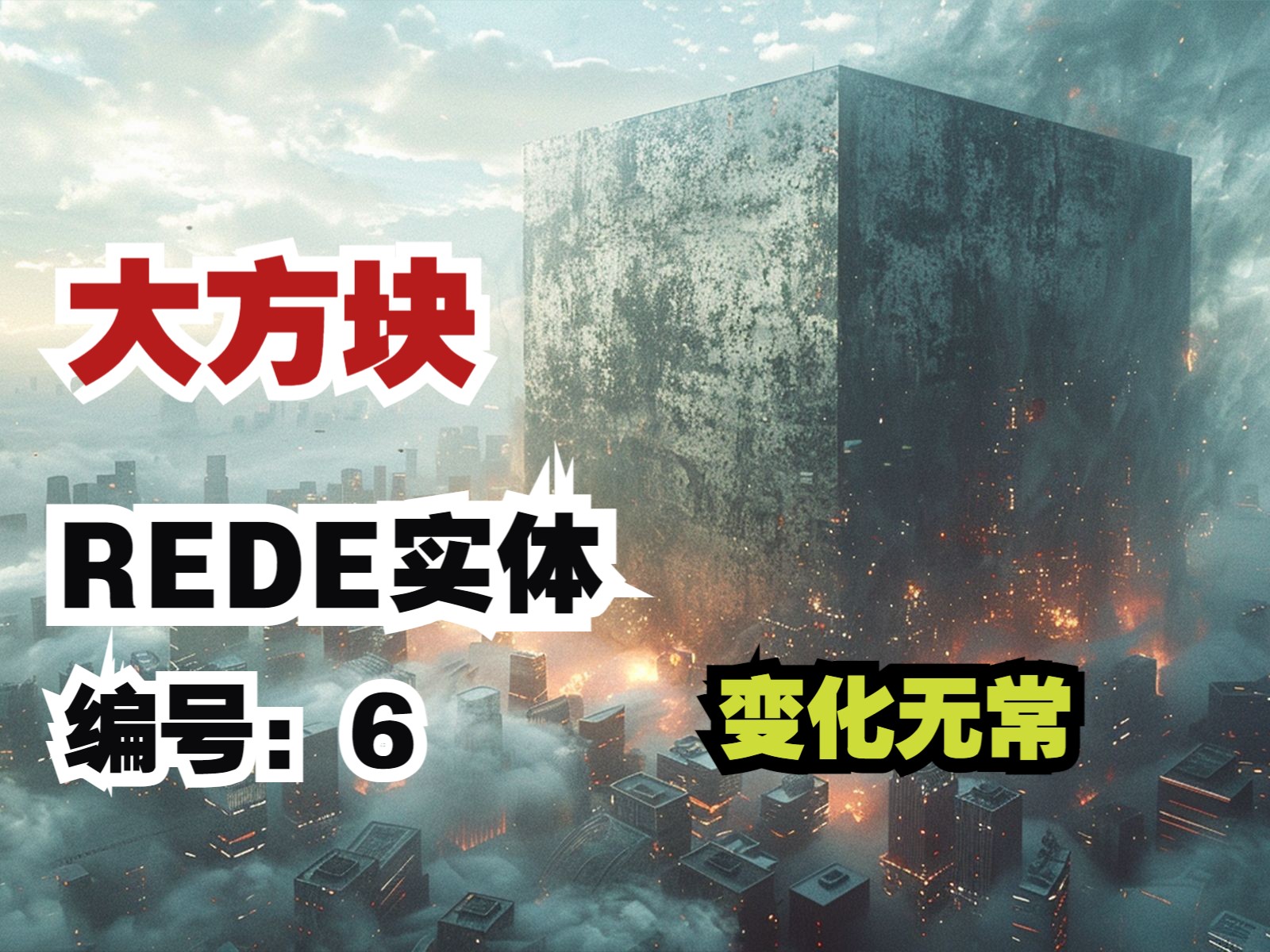 后室里的灭世级实体:“大方块”,REDE实体编号:6哔哩哔哩bilibili