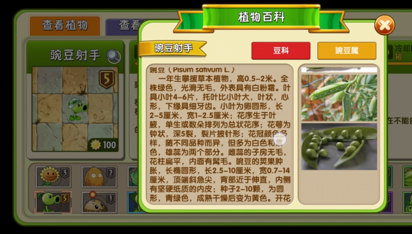 pvz2中文版部分植物图鉴 百科