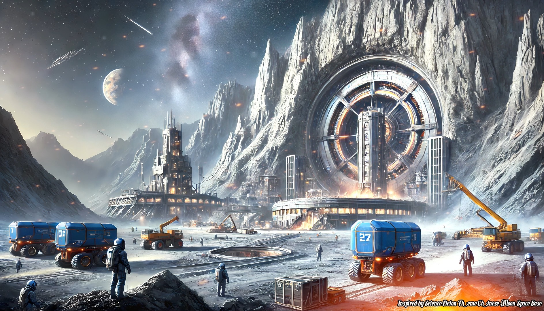 未来中国月球基地- 净化你的心灵 - 学习和睡眠时的背景音乐