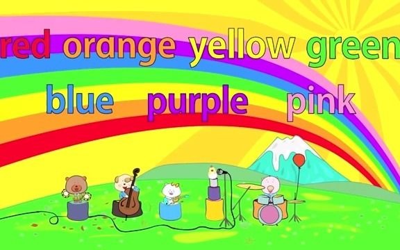 [图]【英文儿歌】Rainbow Colors Song 彩虹之歌