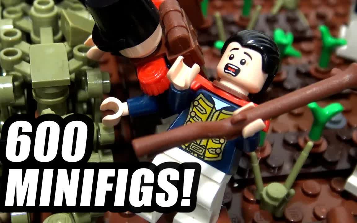 乐高拿破仑莱比锡战役moc-含600个人仔!