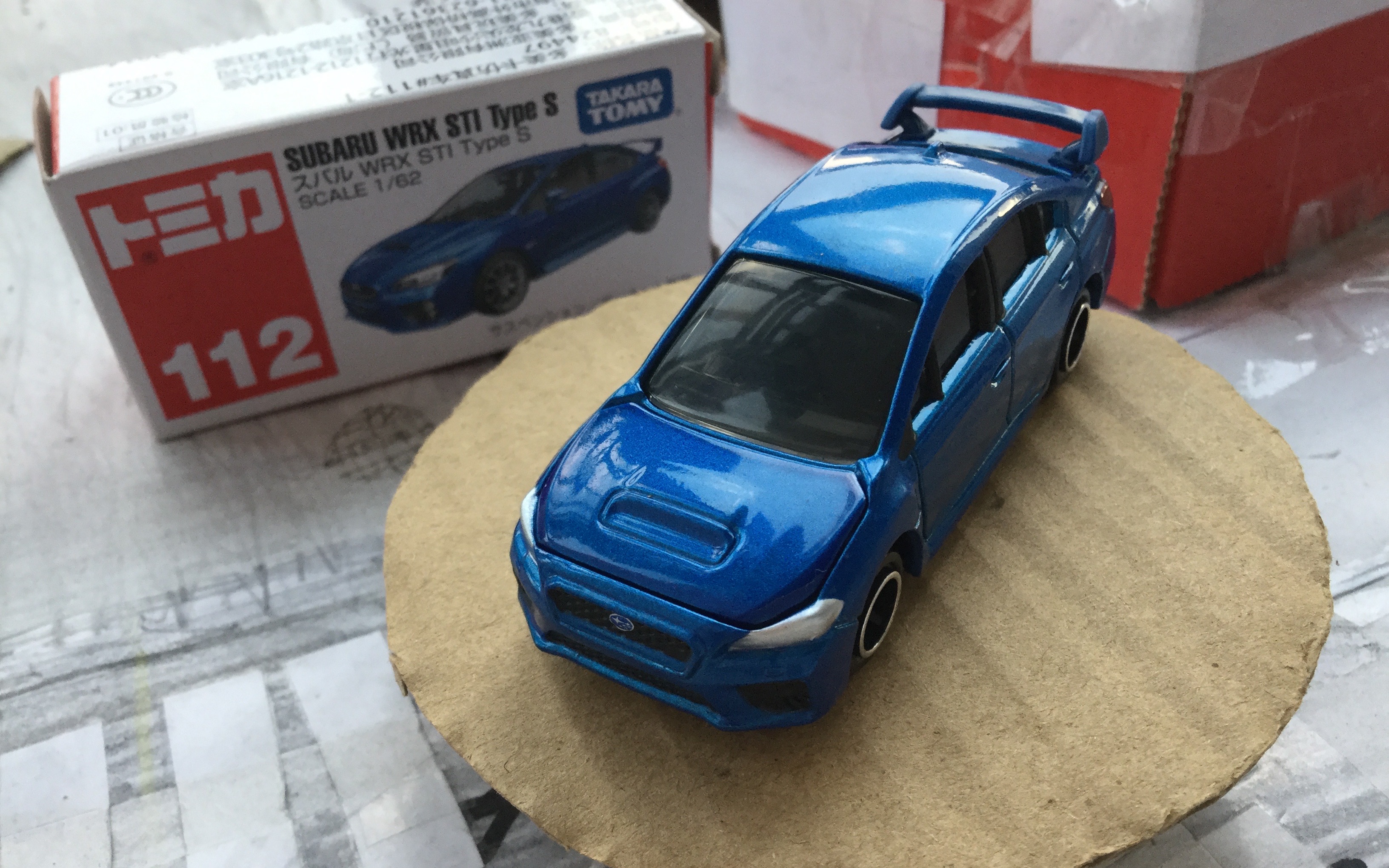 「绝版」多美卡112号斯巴鲁wrx sti type s开箱测评