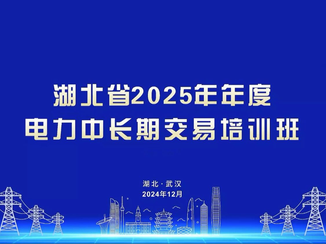 湖北电力交易平台操作实训哔哩哔哩bilibili