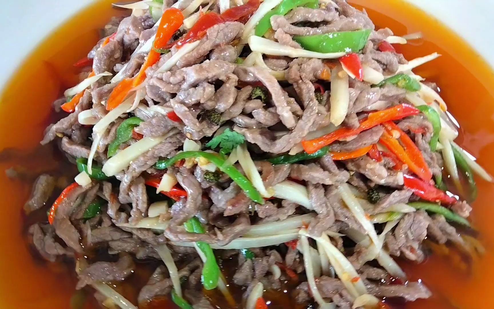 仔姜牛肉丝,牛肉如何做才能,只需要几步!