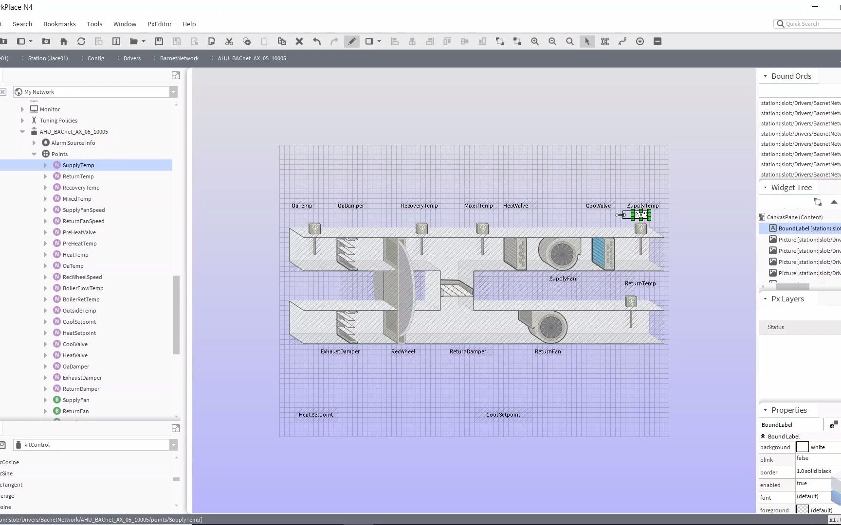 14. AHU Graphics 空调机图形界面 Niagara 4 Video Training哔哩哔哩bilibili