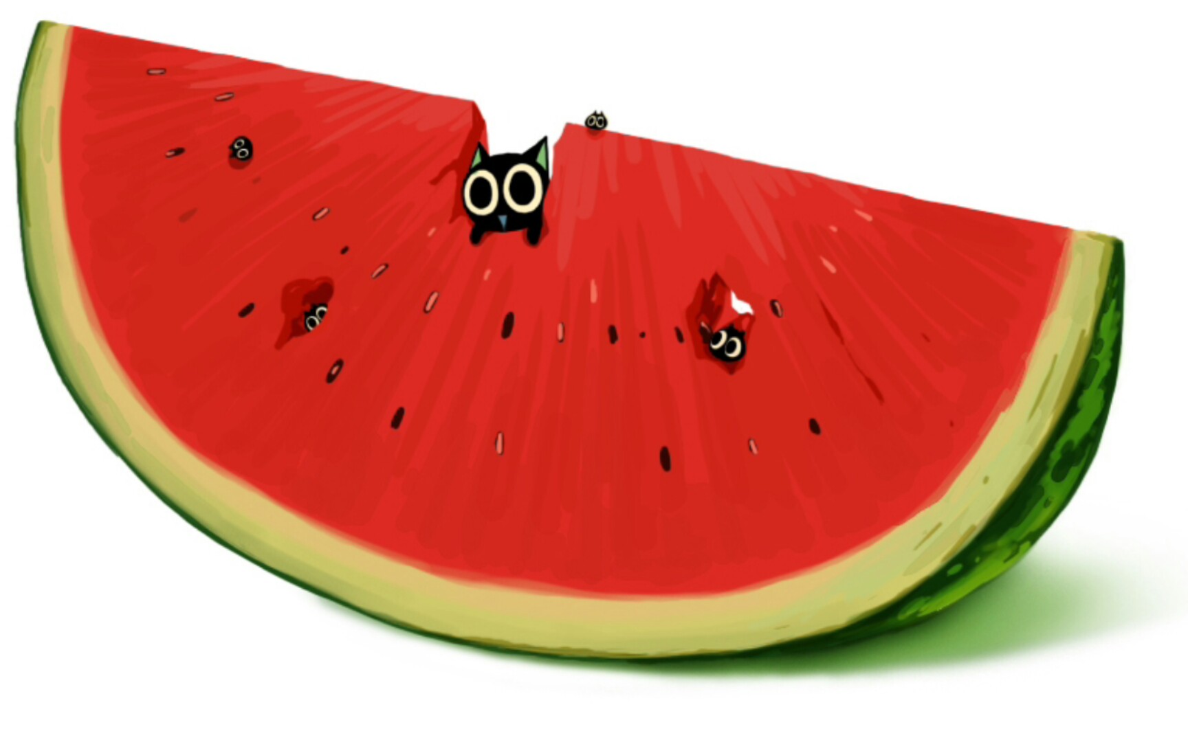 【罗小黑】吃西瓜了呦!