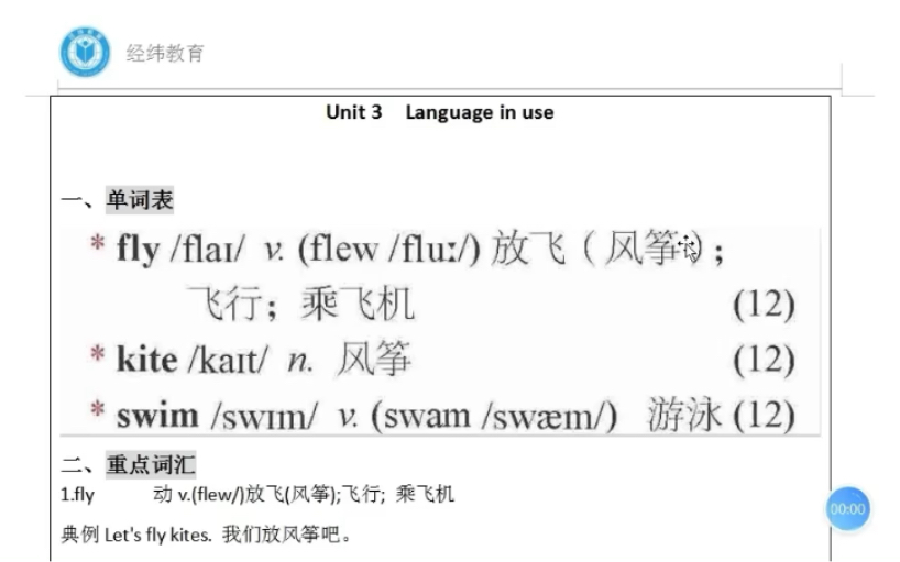 [图]七年级下册Module 2 Unit 3+模块总结+模块语法知识