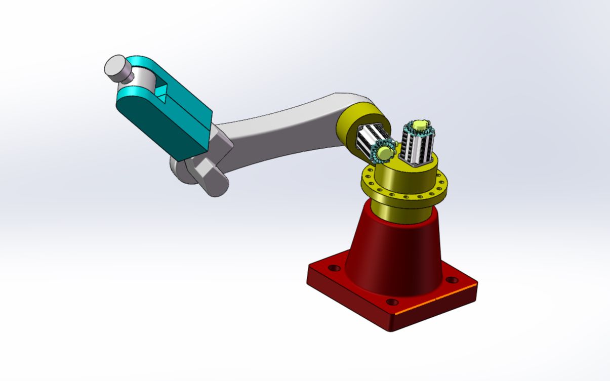 简单的机械臂运动_哔哩哔哩_bilibili