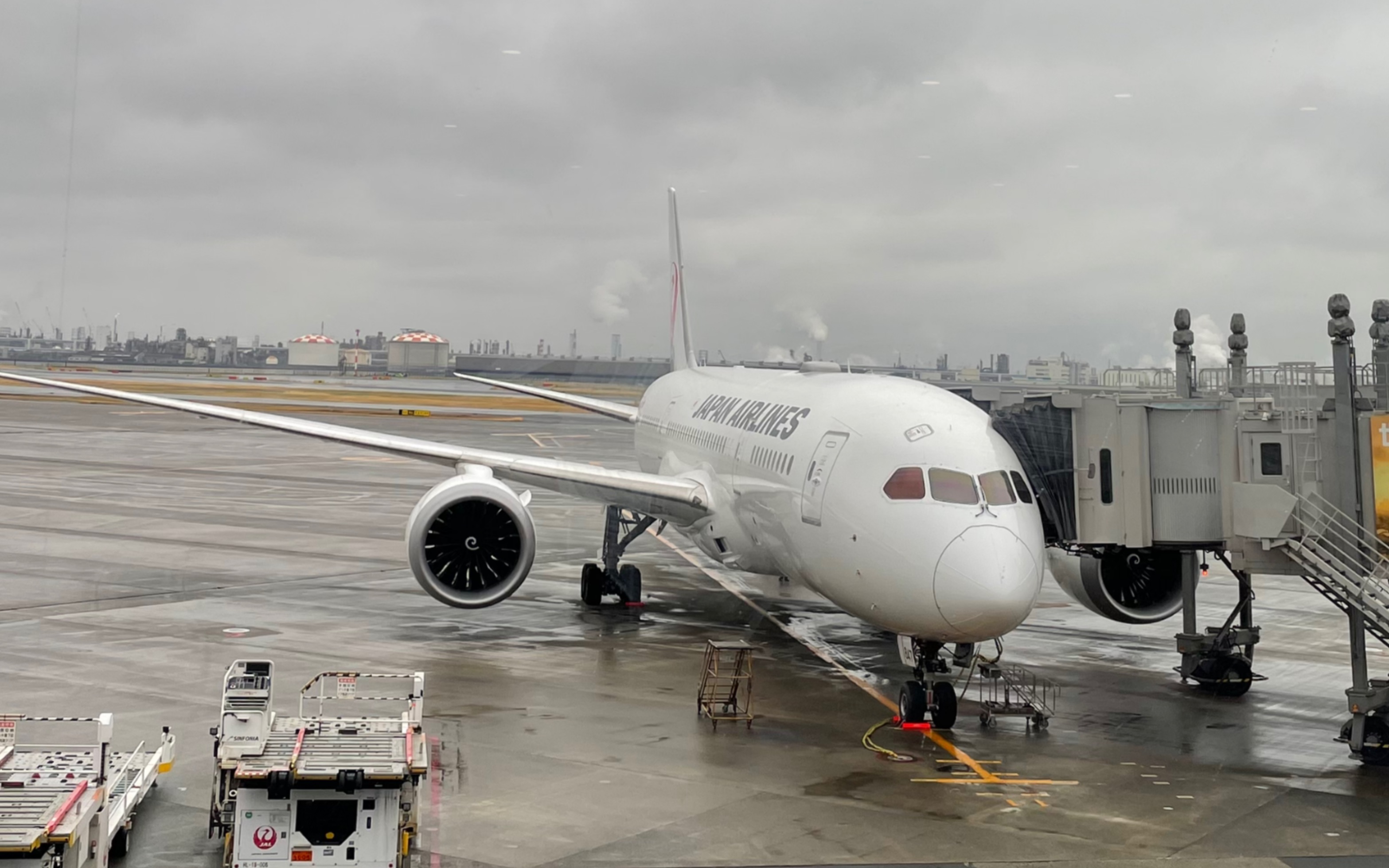 4k日航波音787起降787的机翼是真的漂亮