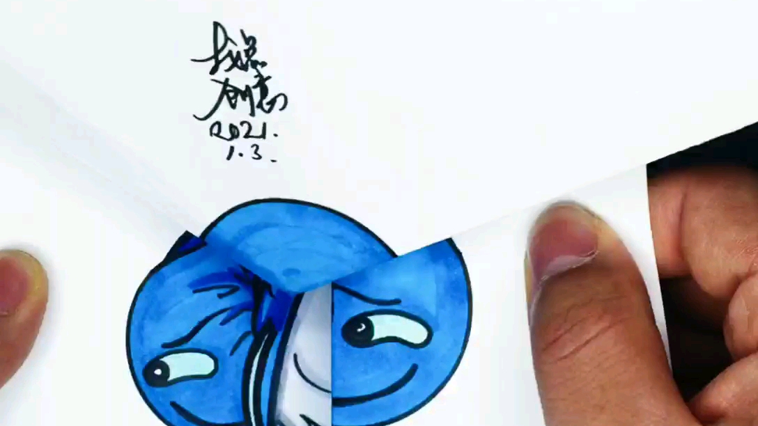 创意折纸画sans篇