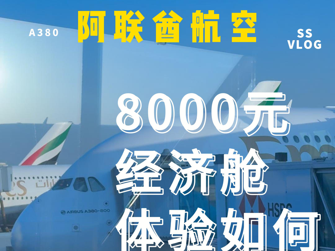 【VLOG】8000阿联酋航空经济舱究竟如何哔哩哔哩bilibili