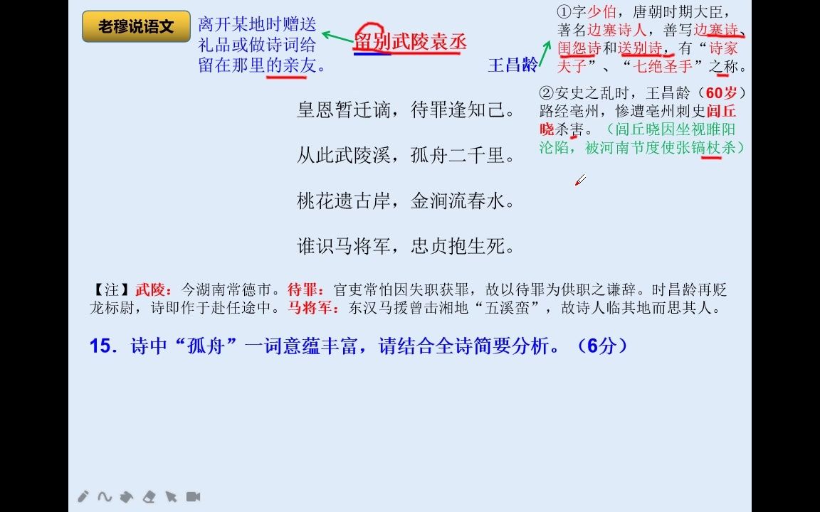 古诗词鉴赏:意象意蕴题特别难,看了答案后还是没头绪,怎么办?哔哩哔哩bilibili