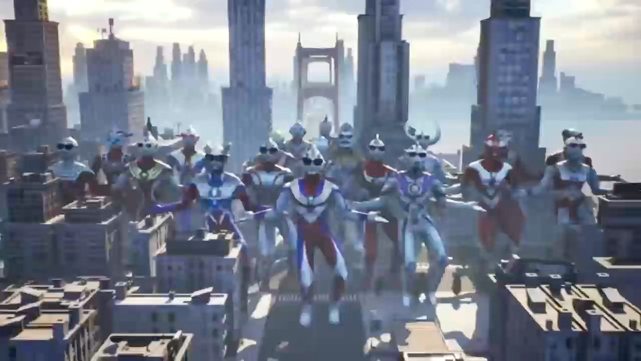 奥特曼集体跳科目三