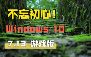 Download Video: 【不忘初心游戏版】Windows10_22H2_19045.4651_X64_无更新[精简版][2.6G](2024.7.13)