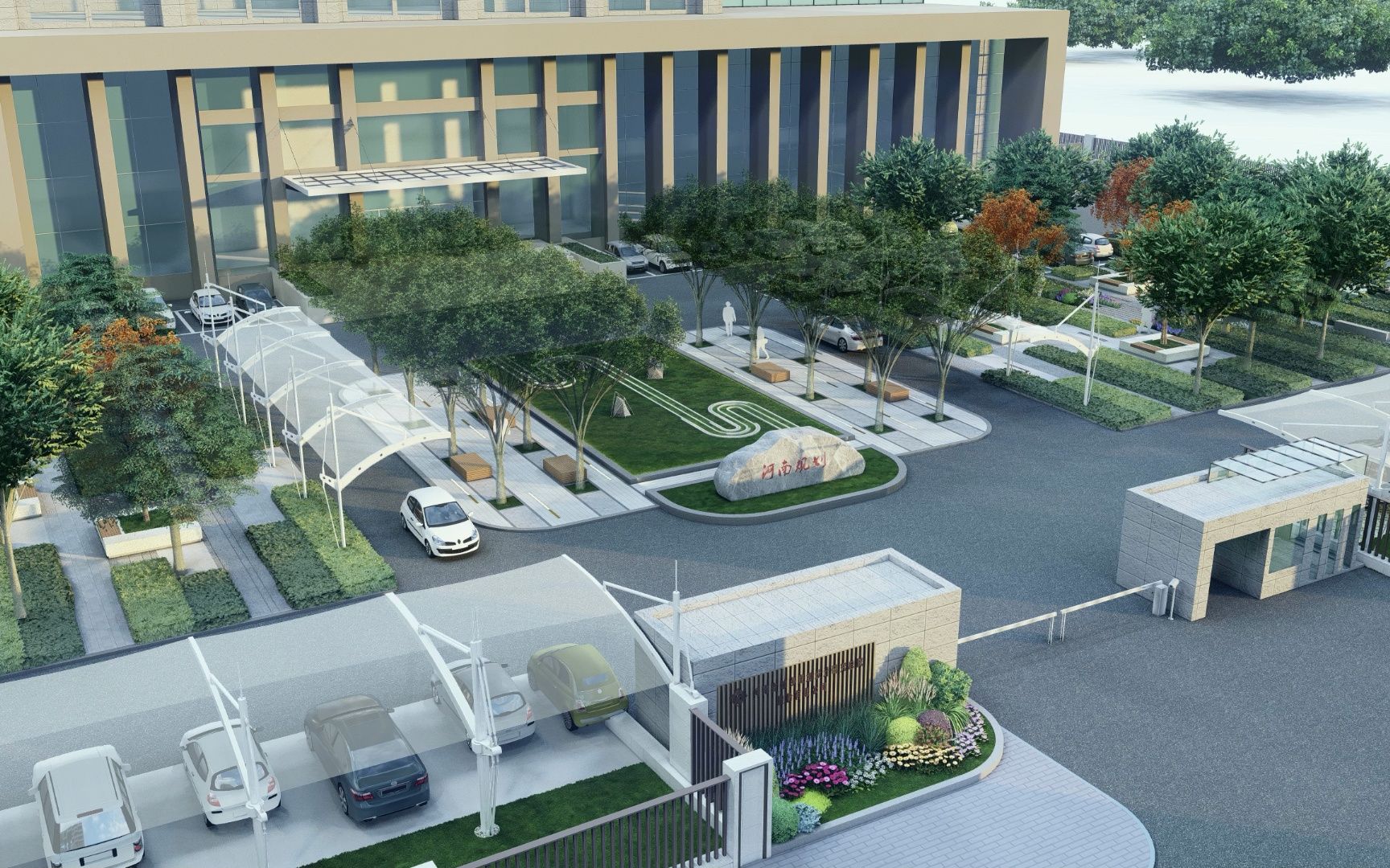 省规划院办公区景观设计