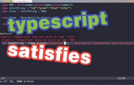 [图]typescript4.9新特性satisfies介绍