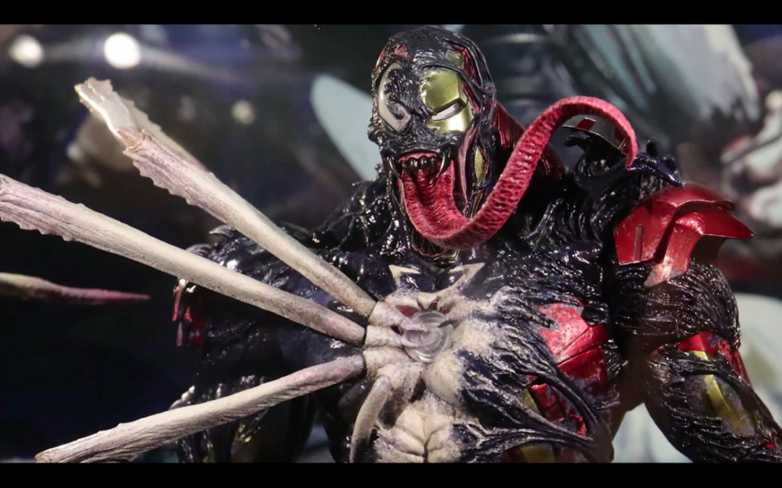 hottoys ht 毒液钢铁侠 实物拍摄_哔哩哔哩_bilibili