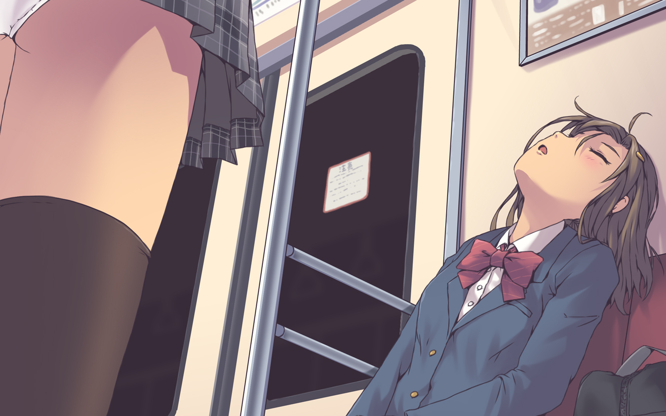 少女与電車,電車内的情愫,不为人知的故事——美图一分钟电车特辑