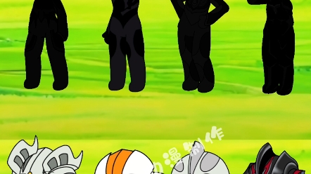 小奥特曼在玩影子游戏