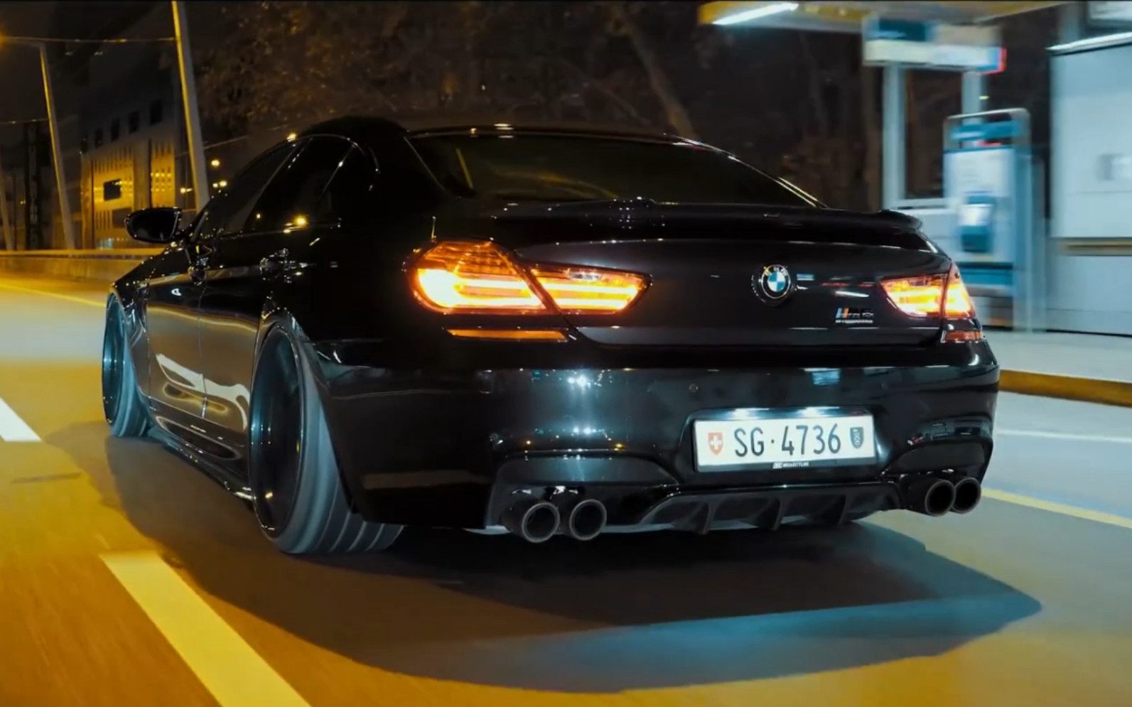 宝马m6黑武士,西装暴徒你喜欢吗? 低趴姿态性能车