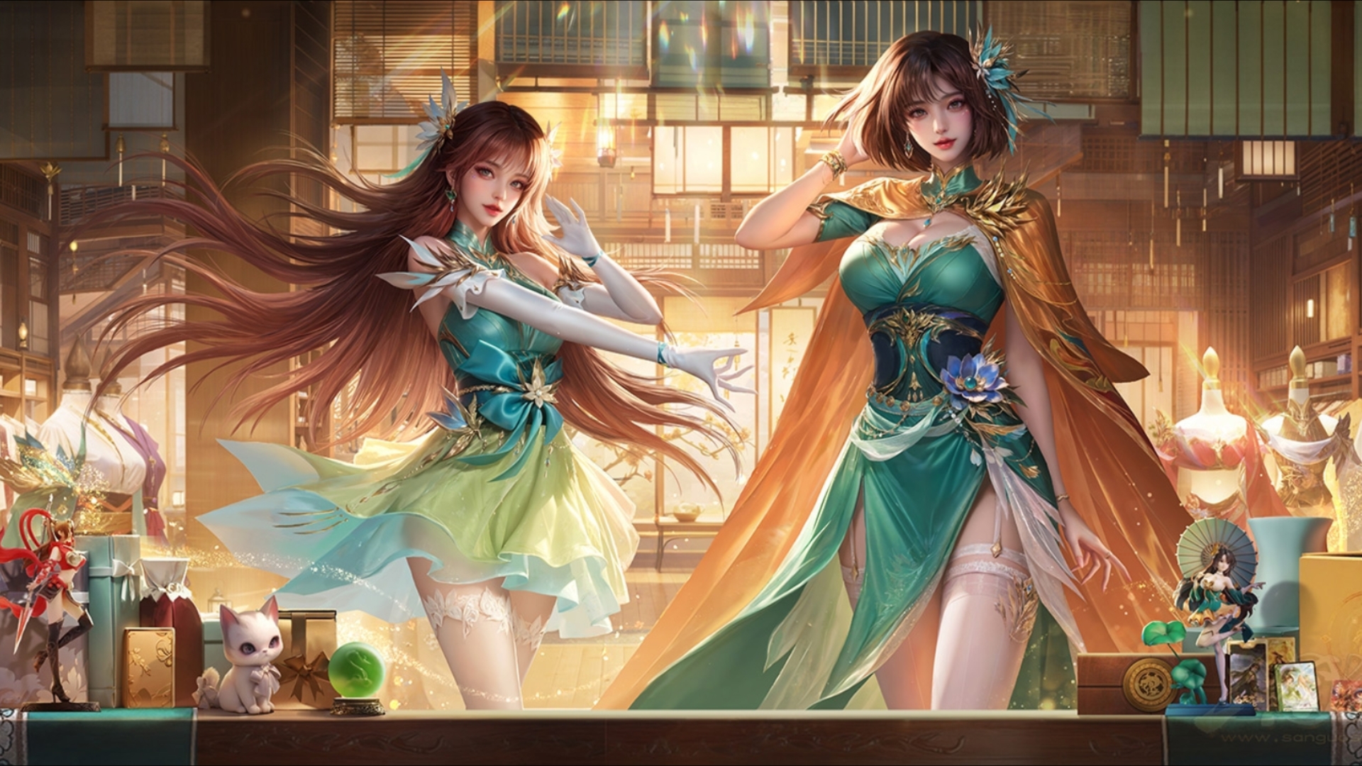 【三国杀】用 40秒告诉你三国杀大小乔新皮肤的细节