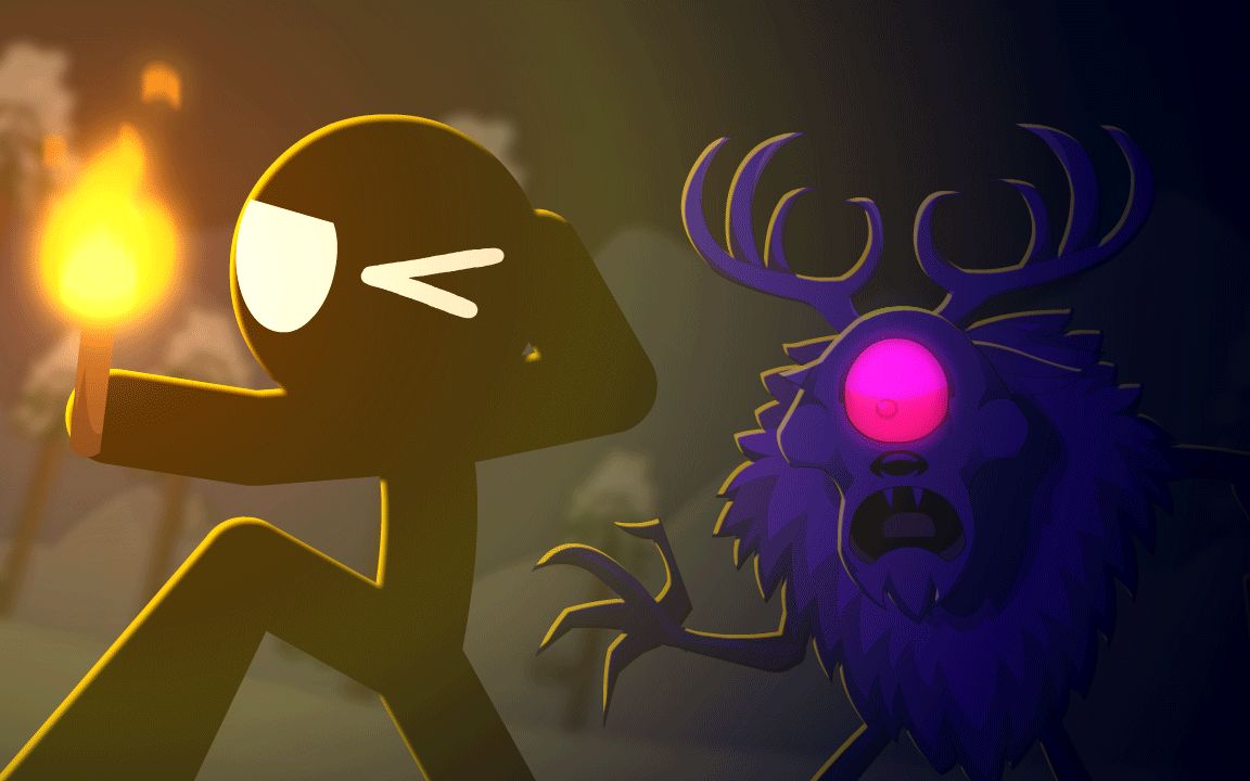 [图]Stickman Vs Deerclops (火柴人Vs鹿角怪) -【泰拉瑞亚】