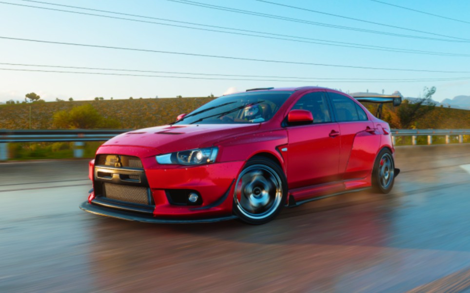 【地平线5】冷门却优秀! 第十代三菱evo实战锦集及调校分享