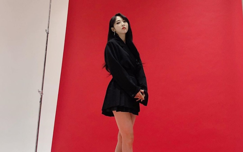 mamamoo成员玟星是我知道最适合穿西装的女人任何西装款式她都能完美