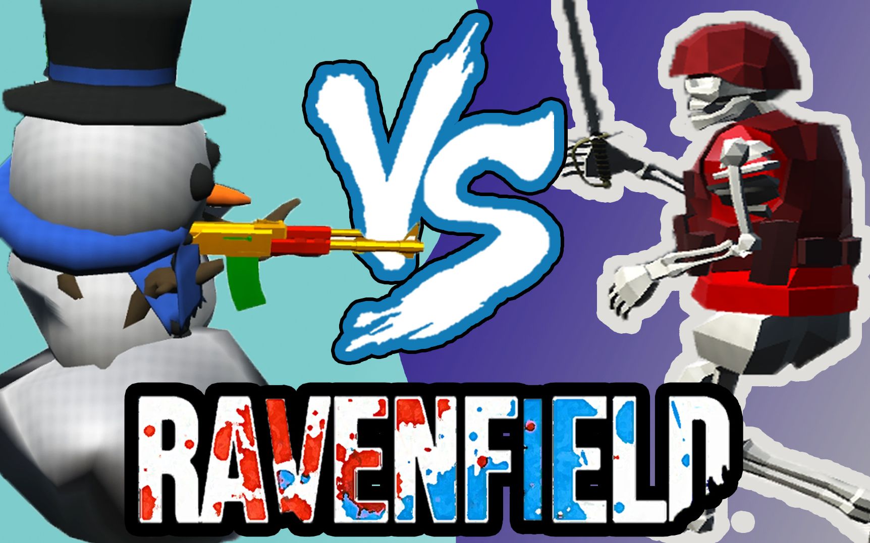 圣诞节vs万圣节!丨战地模拟器 ravenfield丨红箭红