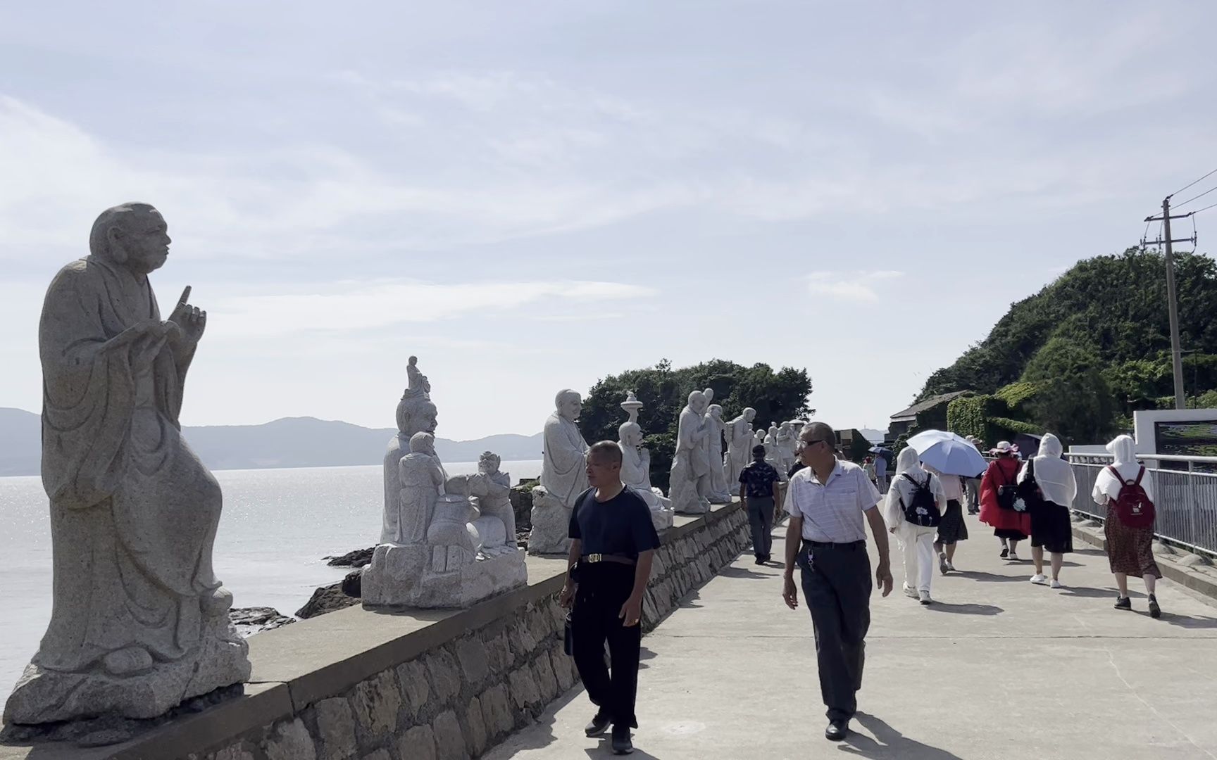 【超清】6月刚出梅雨季的初夏,漫步在舟山莲花岛雕塑公园,拍摄日期: 2023.06.29哔哩哔哩bilibili