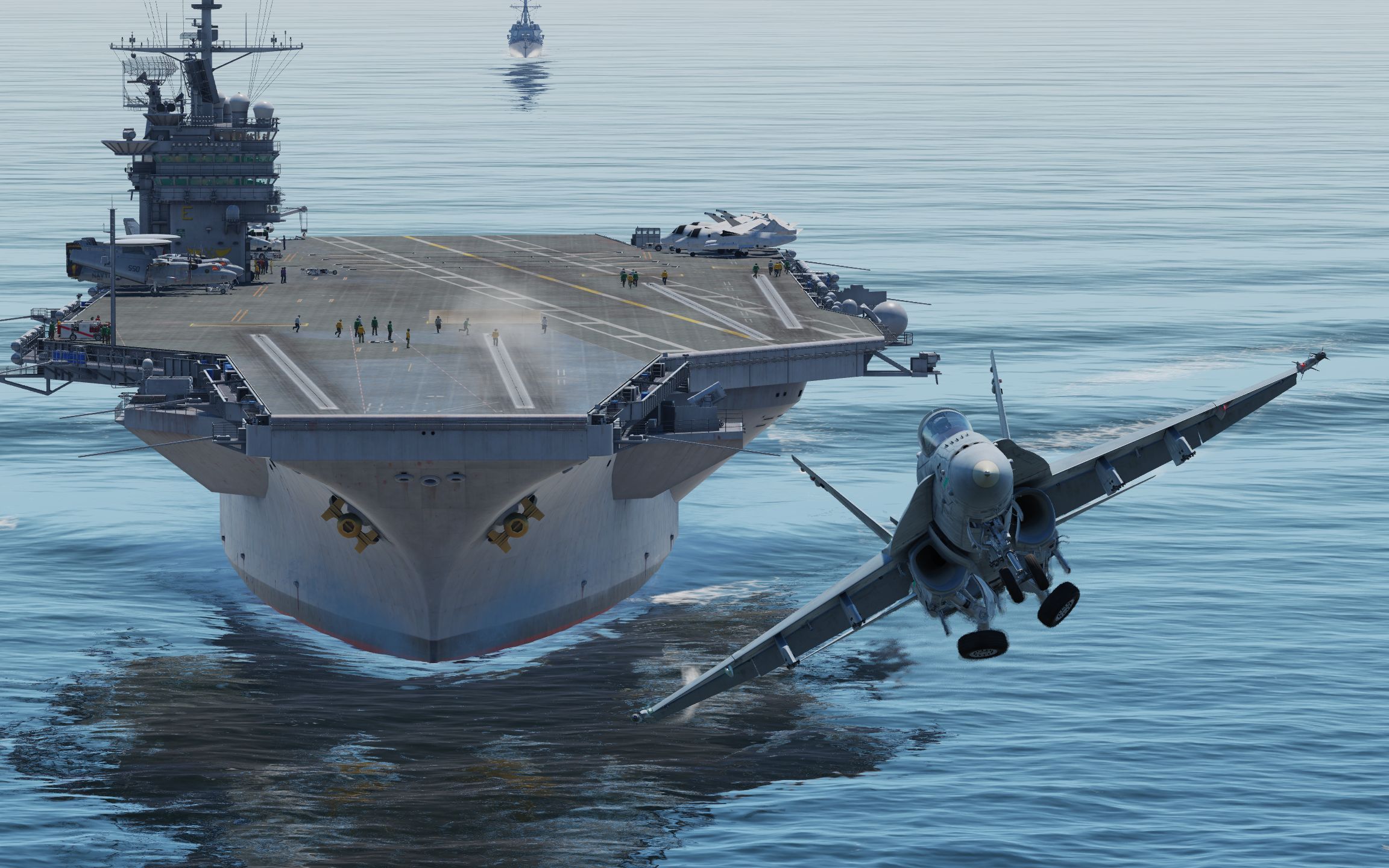 【dcs:f18c】case1流程(简柏丞式航降)