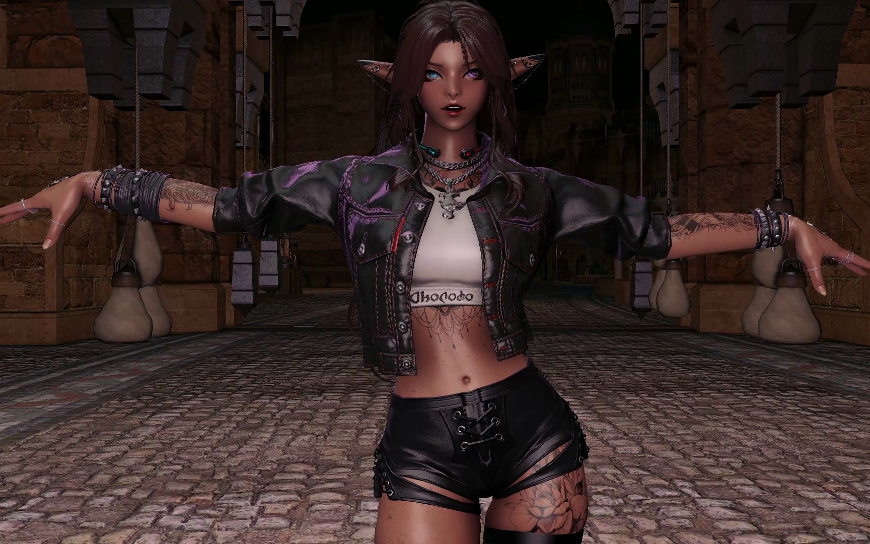 【ff14/mod慎入】兔娘(精灵?)的kda-more