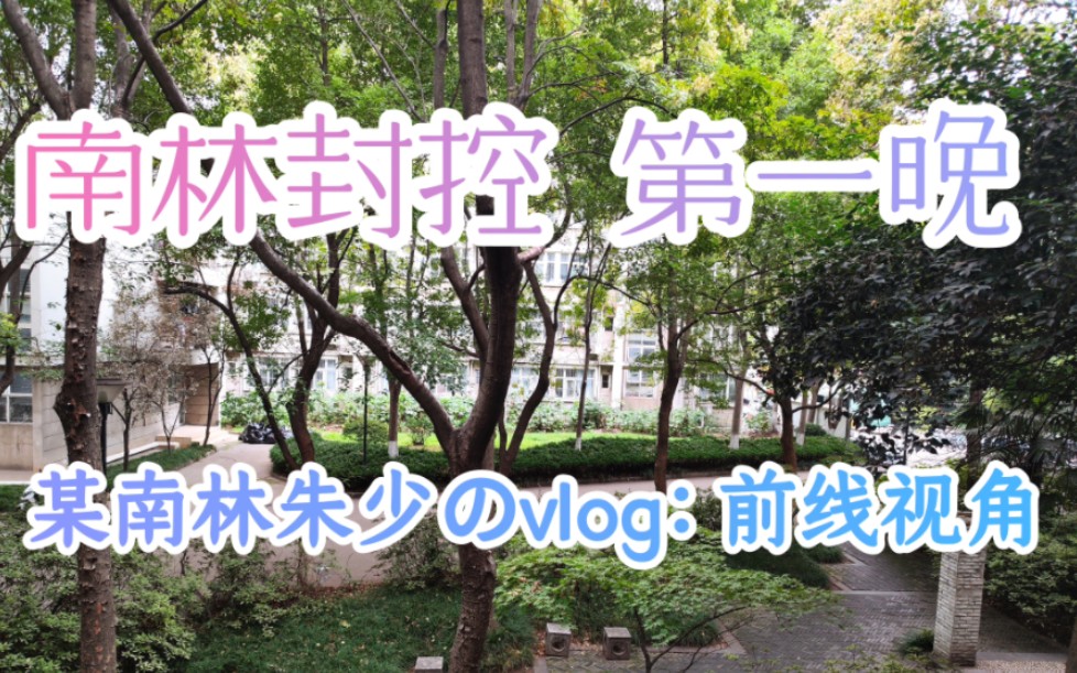 南林封控之夜:前线Vlog【某南林朱少】哔哩哔哩bilibili