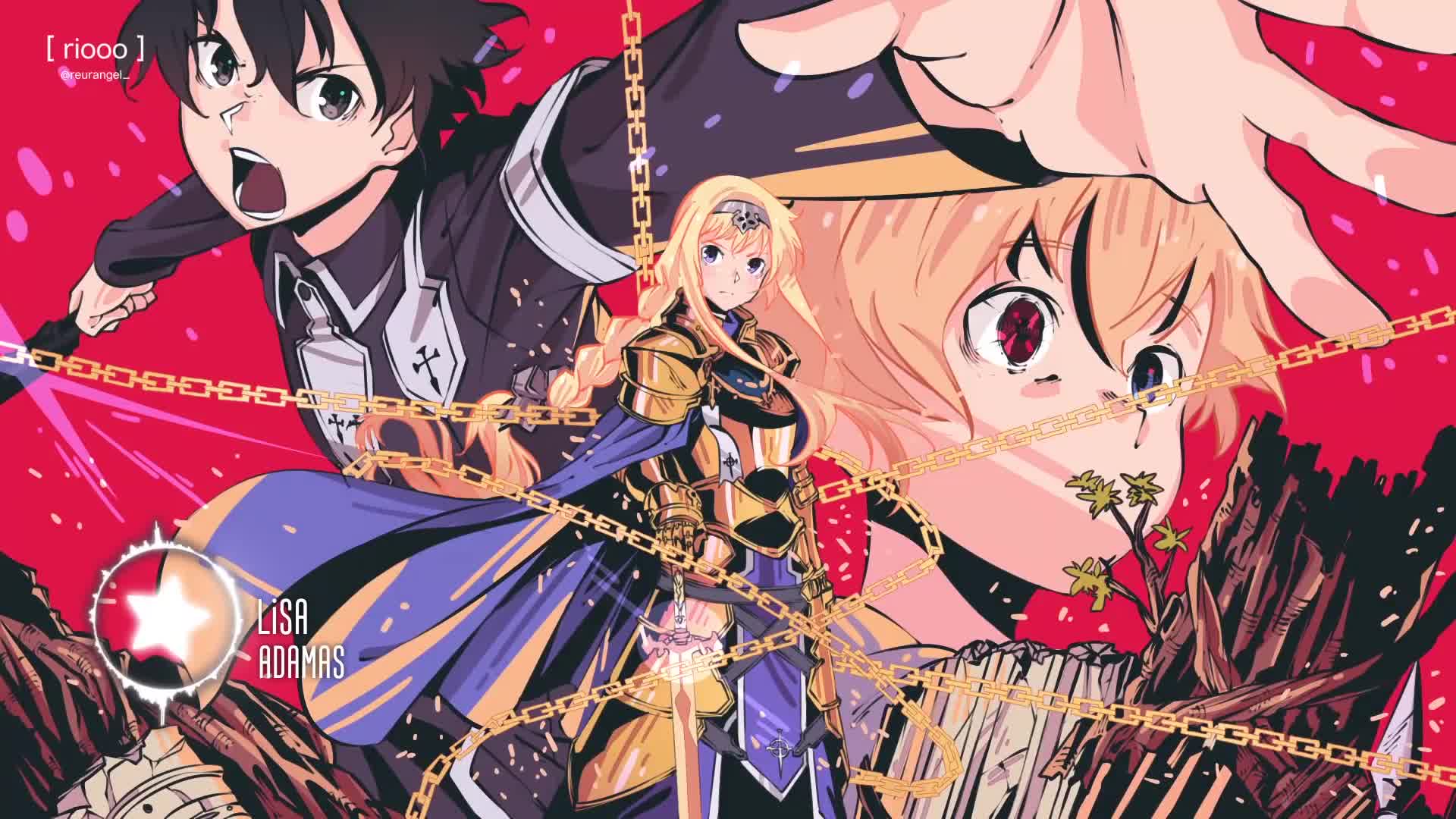 1080p60帧lisaadamas刀剑神域第三季op先行版swordartonline