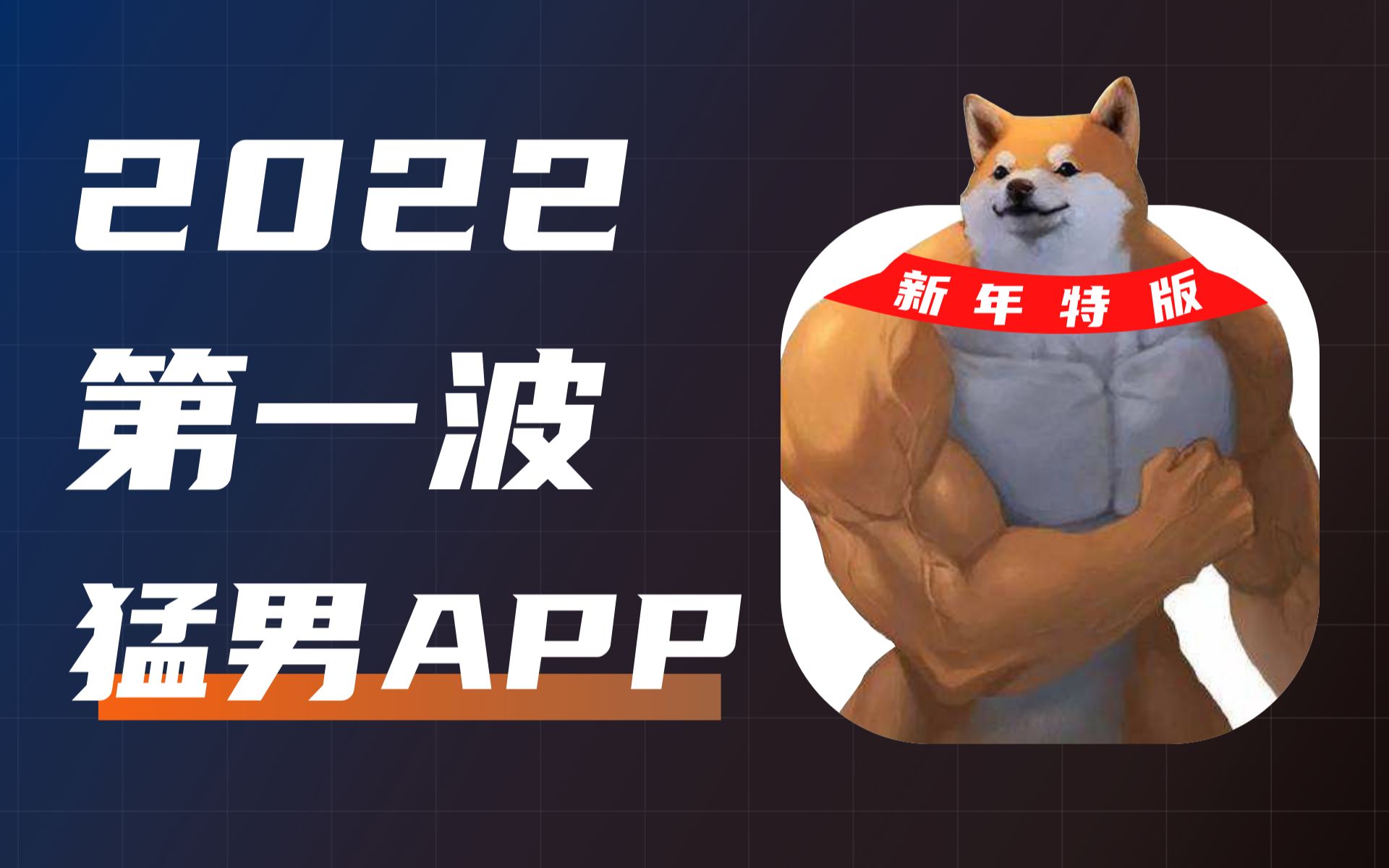 2022年的第一波猛男APP,这才是猛男该用的软件!哔哩哔哩bilibili