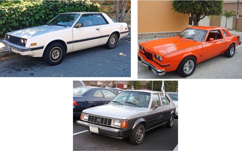 老爷车碰撞测试系列 第五波 道奇 challenger magnum omni 三款