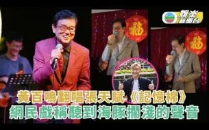 Download Video: 是日必聽丨黃百鳴翻唱張天賦《記憶棉》 網民戲稱聽到海豚擱淺的聲音